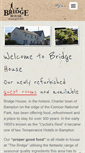 Mobile Screenshot of bridgehouse-bampton.co.uk